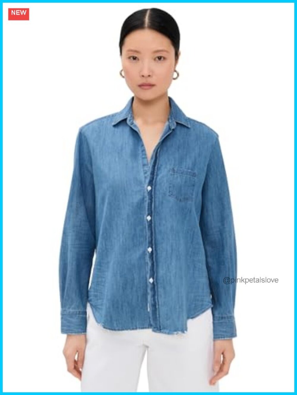 Frank & Eileen Denim Relaxed Button Down Shirt
